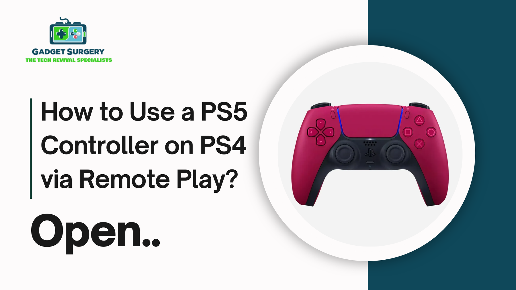 How to Use a PS5 Controller on PS4 via Remote Play?