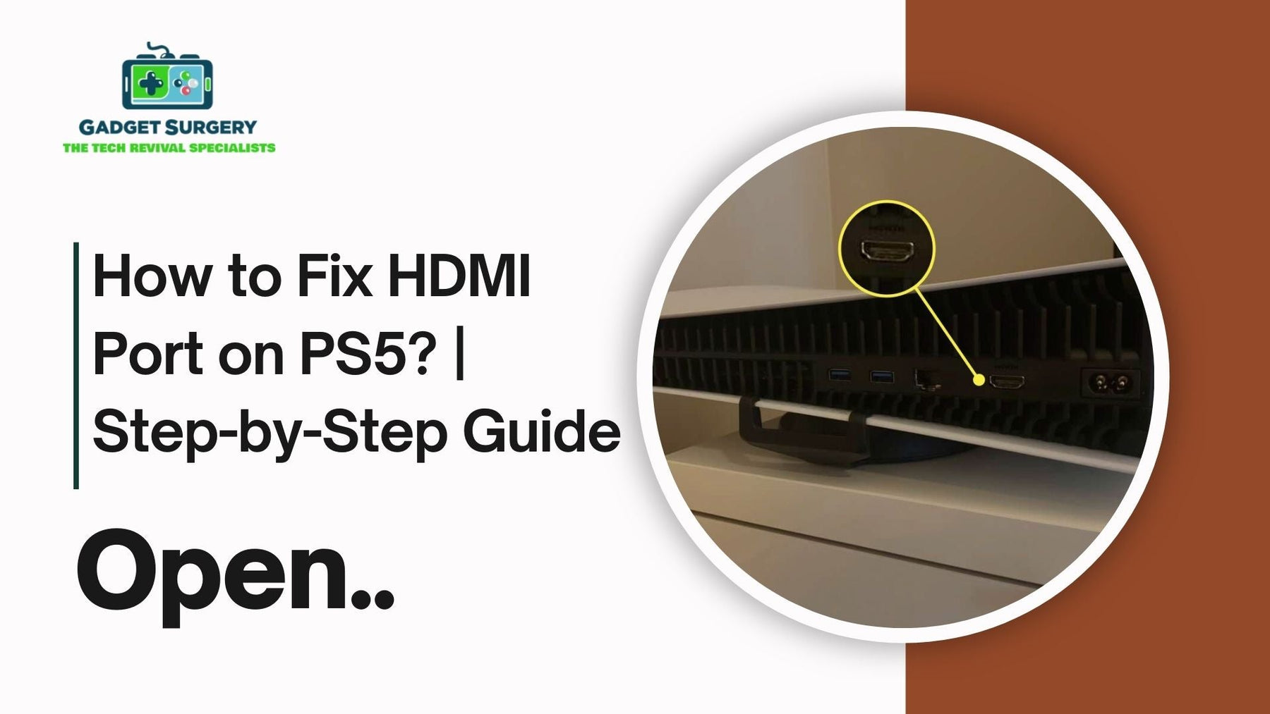 How to Fix HDMI Port on PS5? | Step-by-Step Guide
