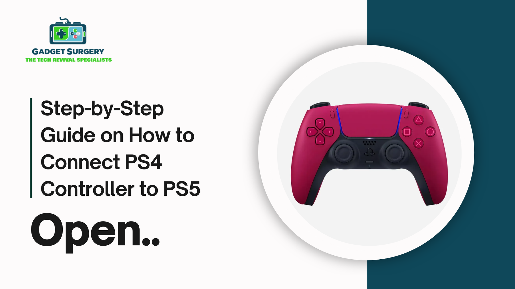 Step-by-Step Guide on How to Connect PS4 Controller to PS5?