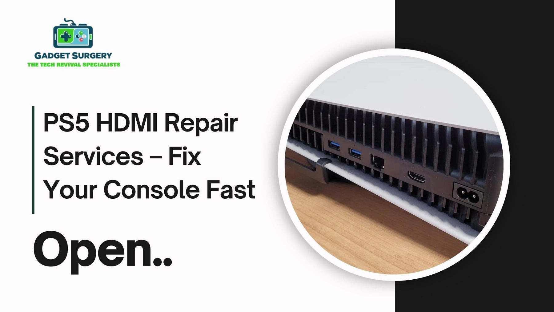 PS5 HDMI Repair Services – Fix Your Console Fast