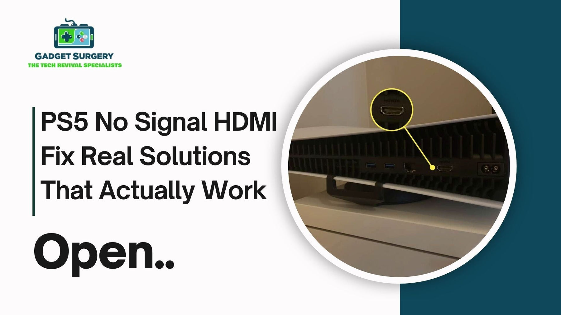 PS5 No Signal HDMI Fix – Real Solutions That Actually Work