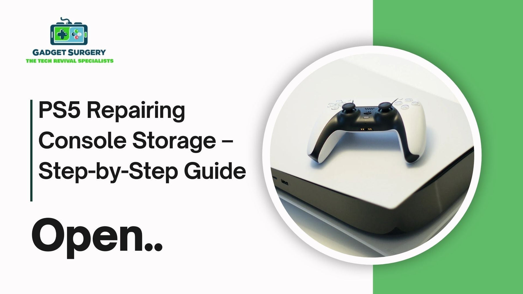 PS5 Repairing Console Storage – Step-by-Step Guide