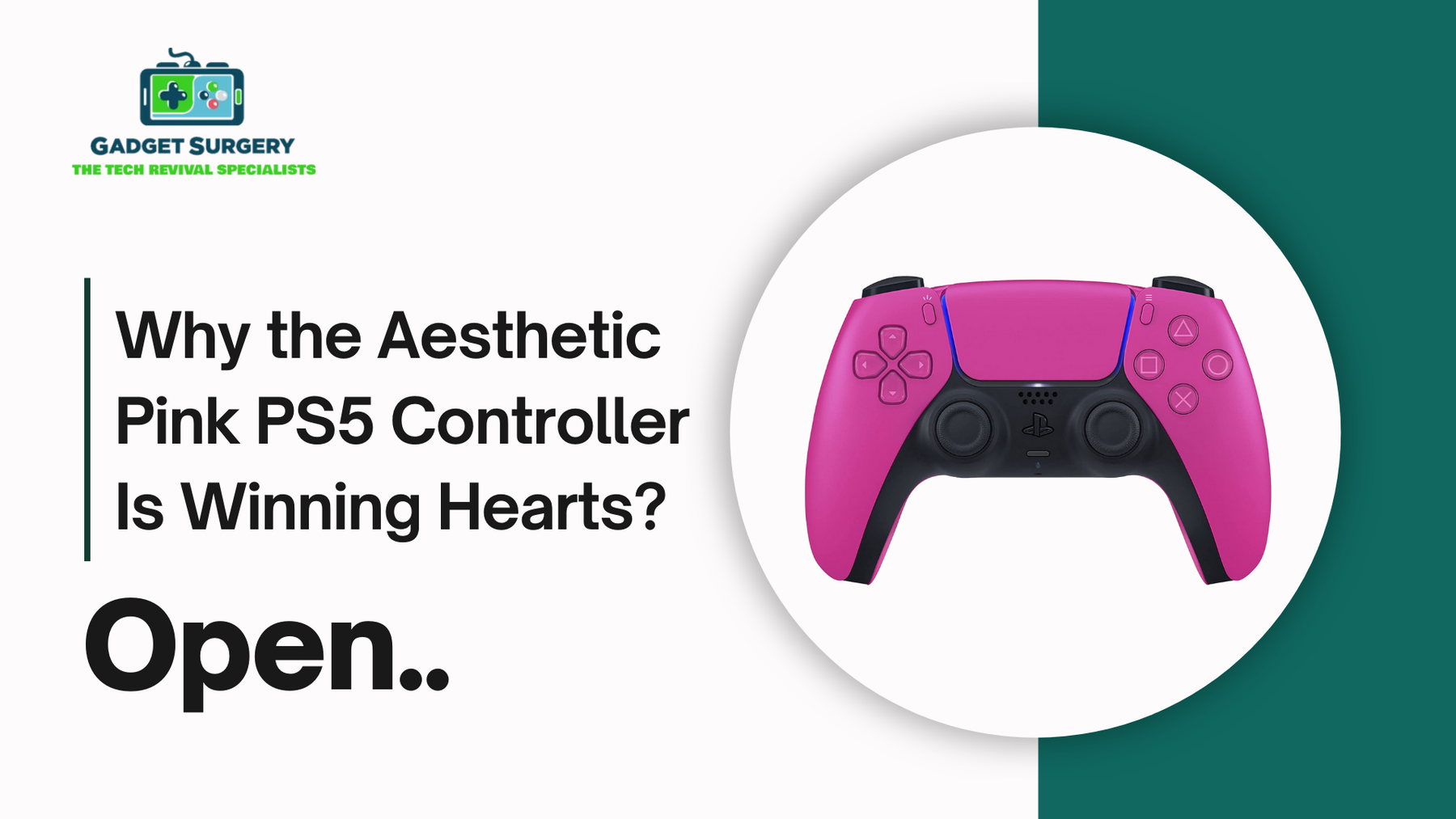 Why the Aesthetic Pink PS5 Controller Is Winning Hearts?