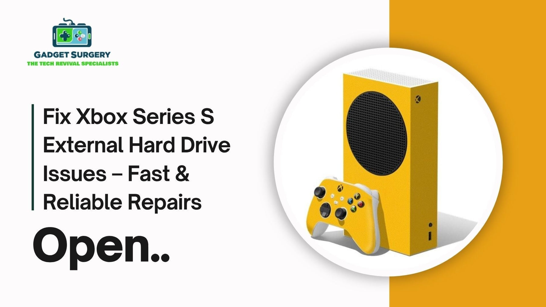 Fix Xbox Series S External Hard Drive Issues – Fast & Reliable Repairs