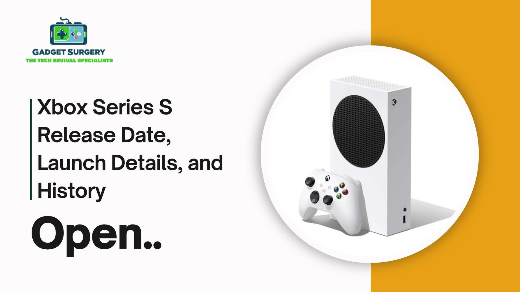 Xbox Series S Release Date, Launch Details, and History