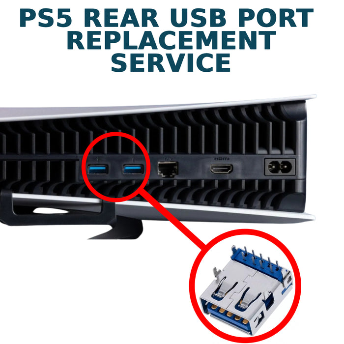 PS5 Rear USB Port Replacement Service