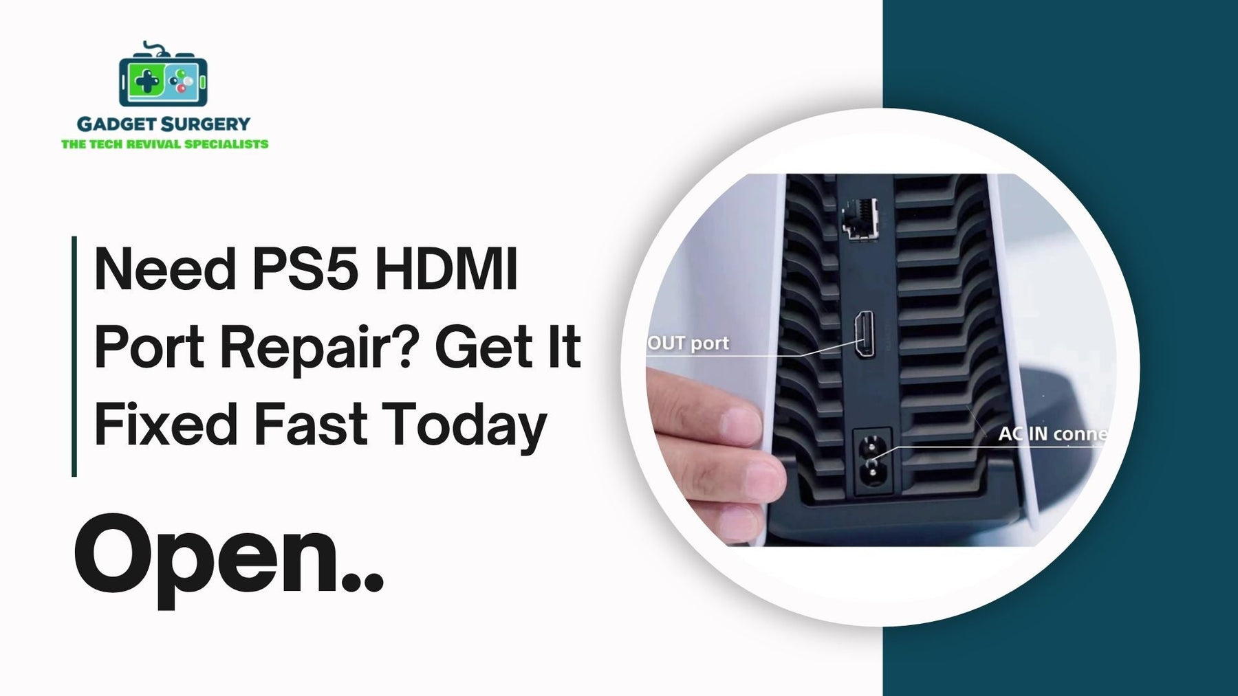 Need PS5 HDMI Port Repair? Get It Fixed Fast Today