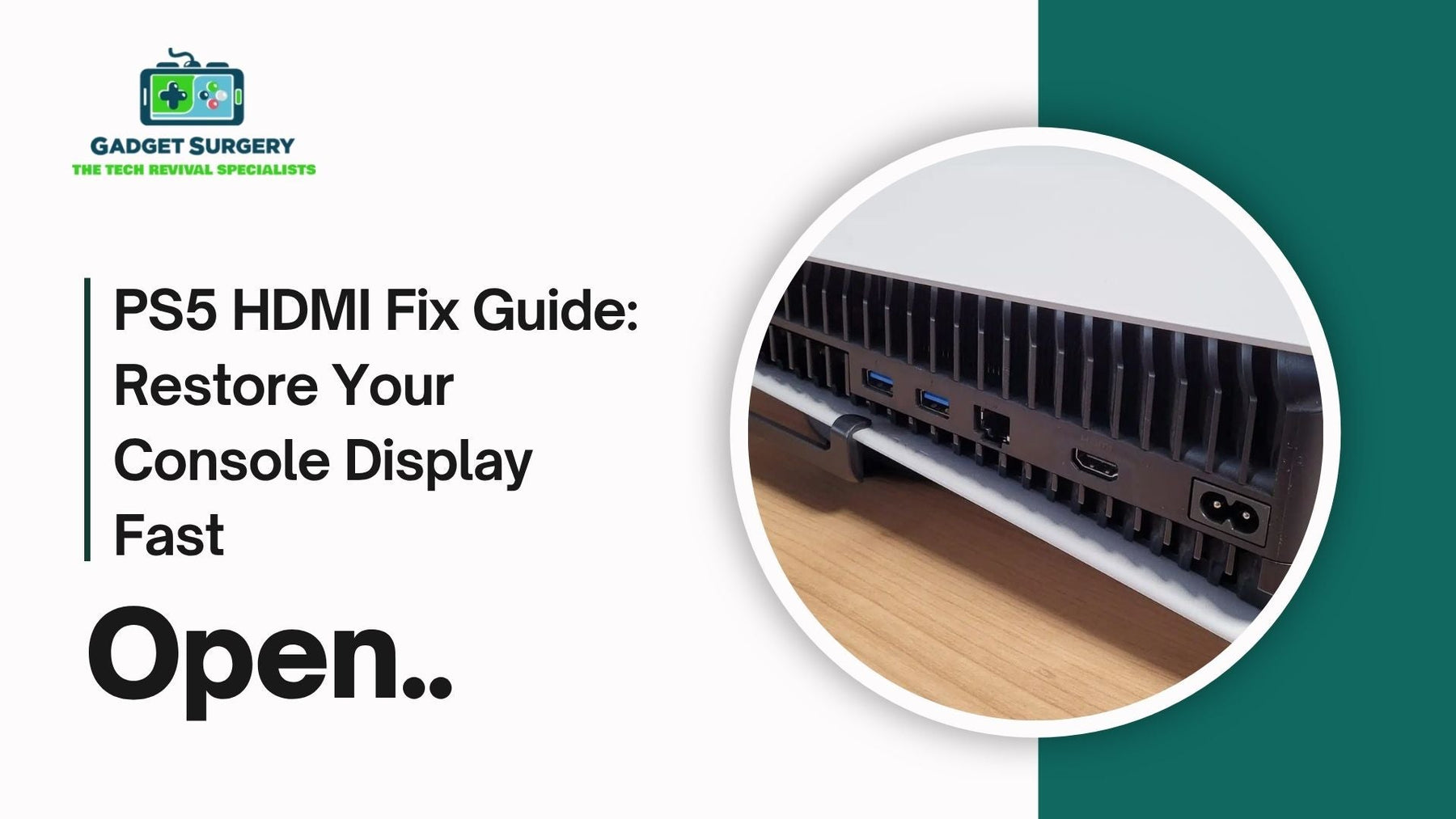 PS5 HDMI Fix Guide: Restore Your Console Display Fast