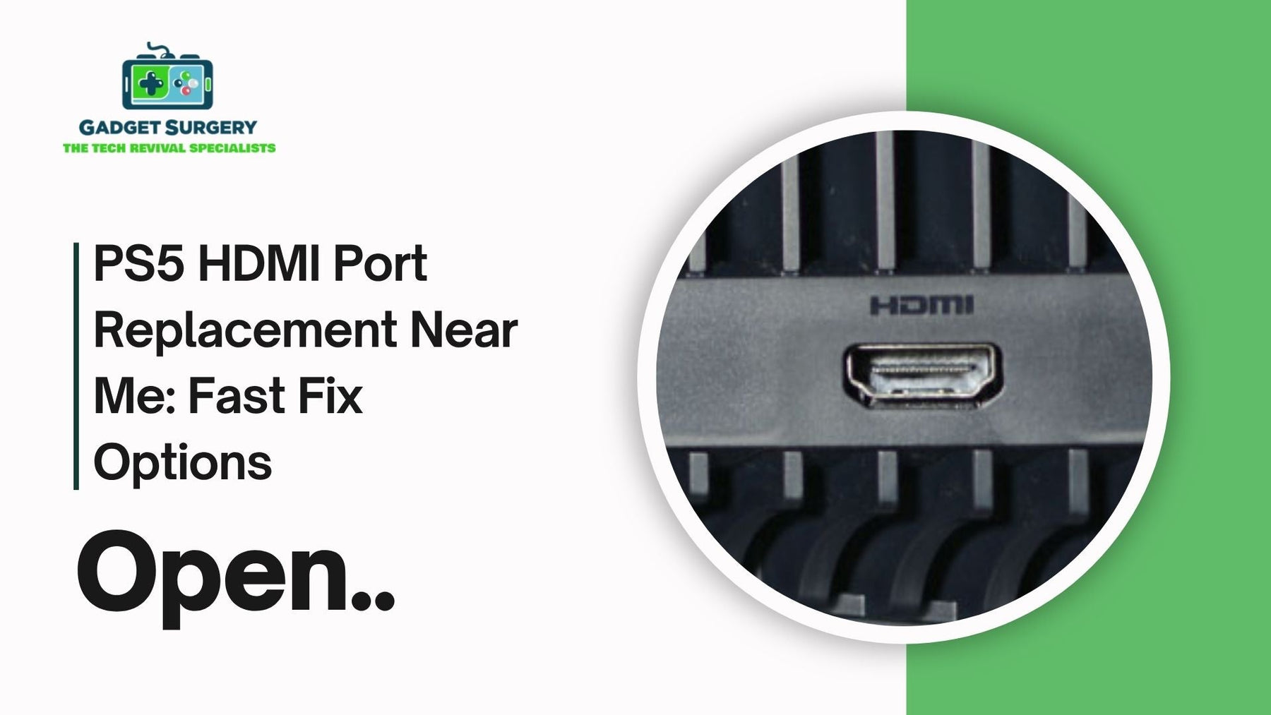 PS5 HDMI Port Replacement Near Me: Fast Fix Options