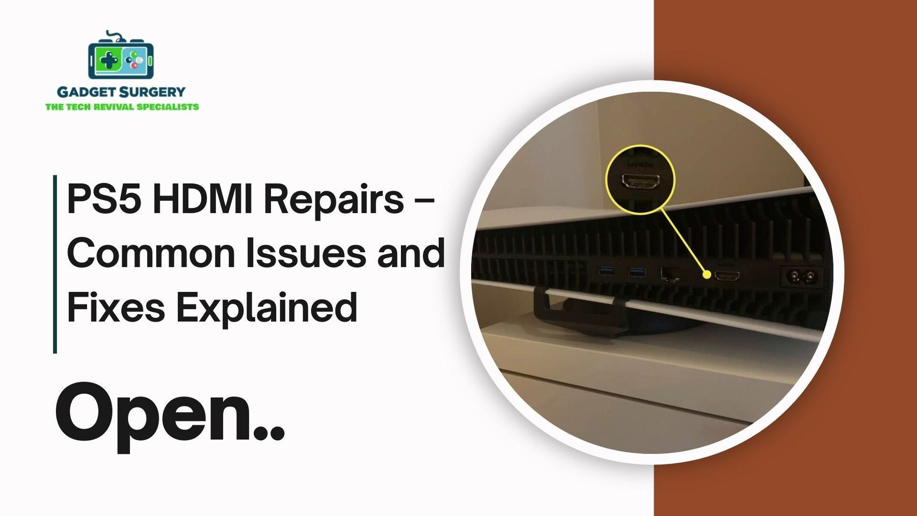 PS5 HDMI Repairs – Common Issues and Fixes Explained