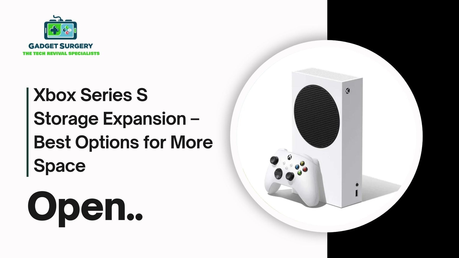 Xbox Series S Storage Expansion – Best Options for More Space