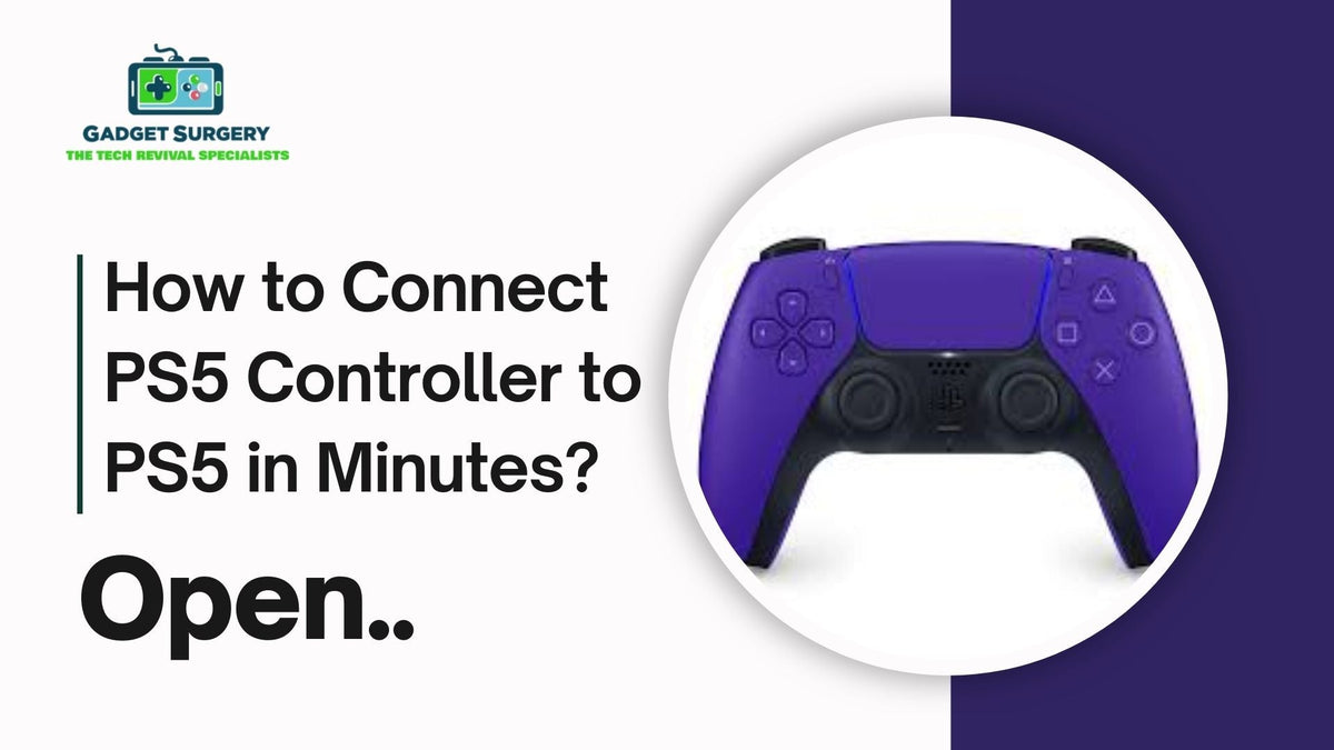 How to Connect PS5 Controller to PS5 in Minutes? — Gadget Surgery
