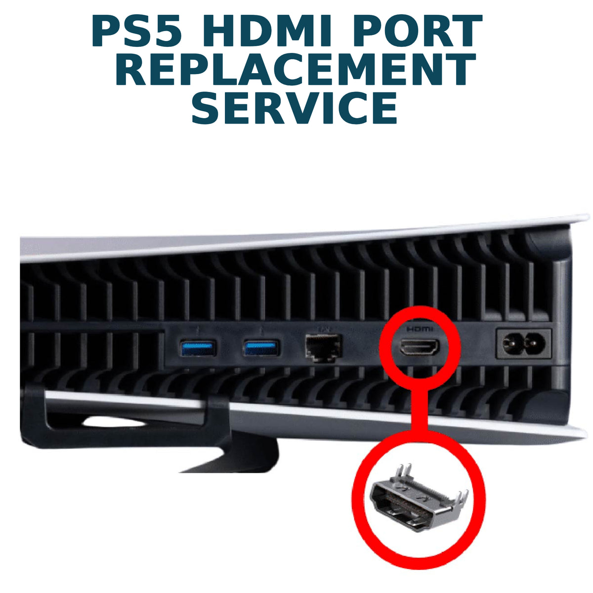 Postscript Port PS5 HDMI Port Replacement Service — Gadget Surgery